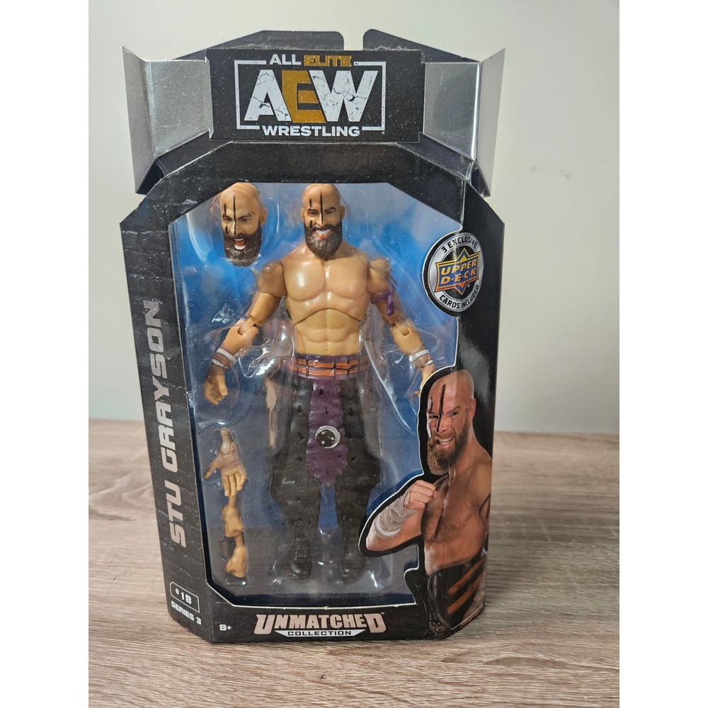 AEW Unmatched Series 3 Stu Grayson‎ Action Figure Dark Order #18 Jazwares New